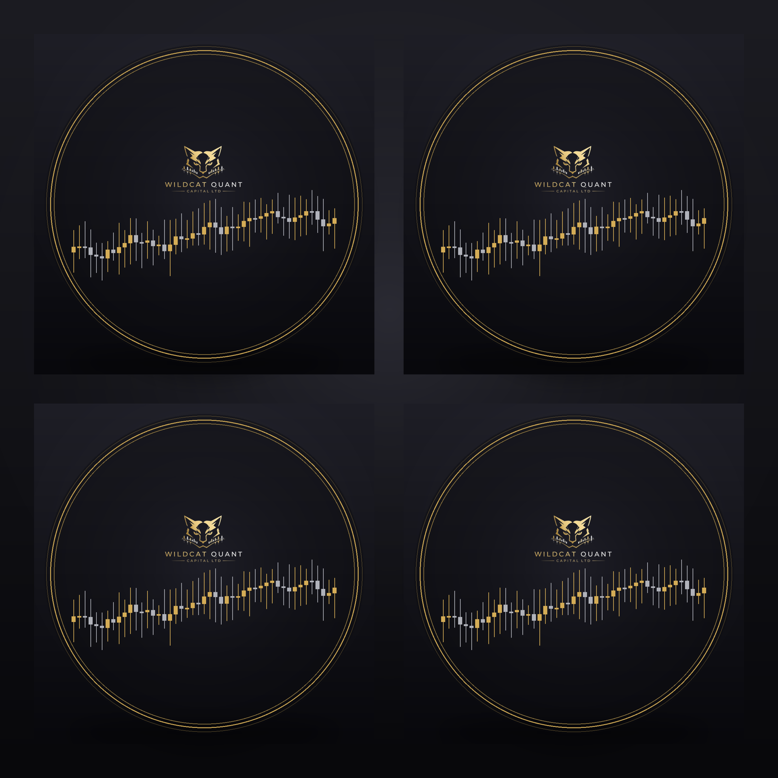 Wildcat Quant Capital Coaster Set (4-Pack)